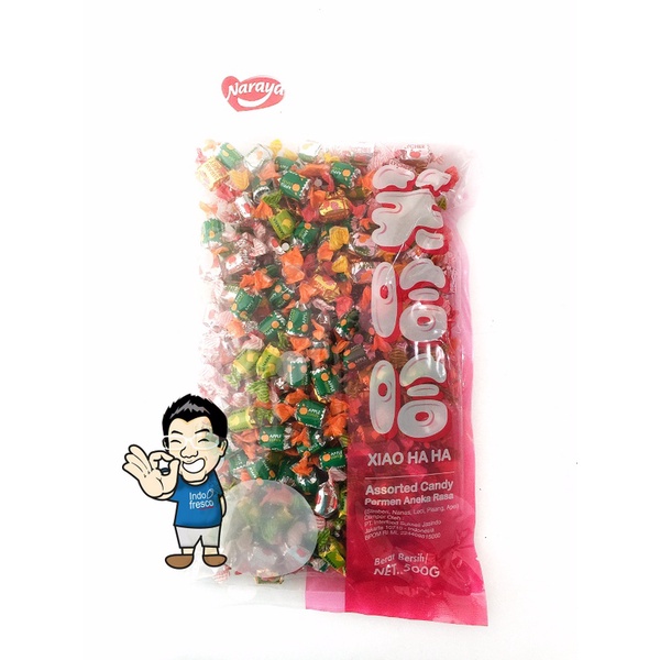 

Naraya Xiao Ha ha Assorted Candy- Permen aneka rasa 500g - BARU