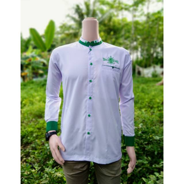 BAJU KOKO NU PUTIH ijo