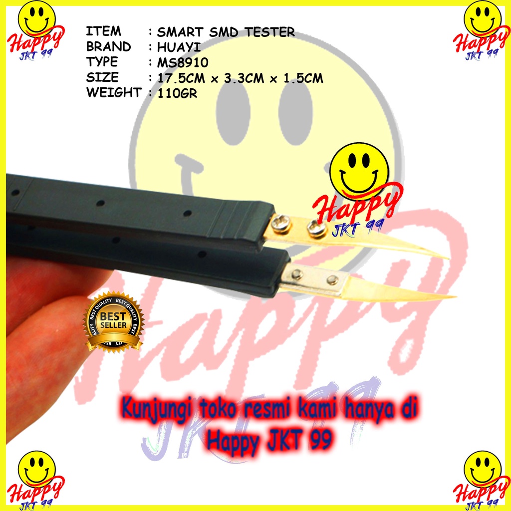 [ HAPPY JKT 99 ] SMART ESR SMD TESTER MASTECH HUAYI MS-8910 MS8910 MS 8910