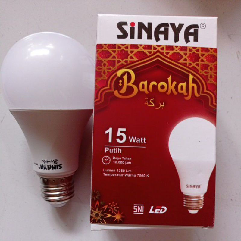 LAMPU LED MURAH BERKUALITAS BAGUS/GARANSI MEREK SINAYA BAROKAH 5W, 7W, 9W, 12W, 15W, 18W