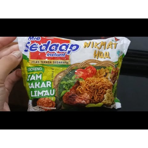 Paket Sedap Mie Ayam Bakar Limau 89gr x 5Pcs