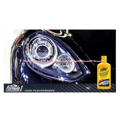 Formula 1 Headlight Restorer Sealant Cairan Pembersih Kaca Mobil 237ml