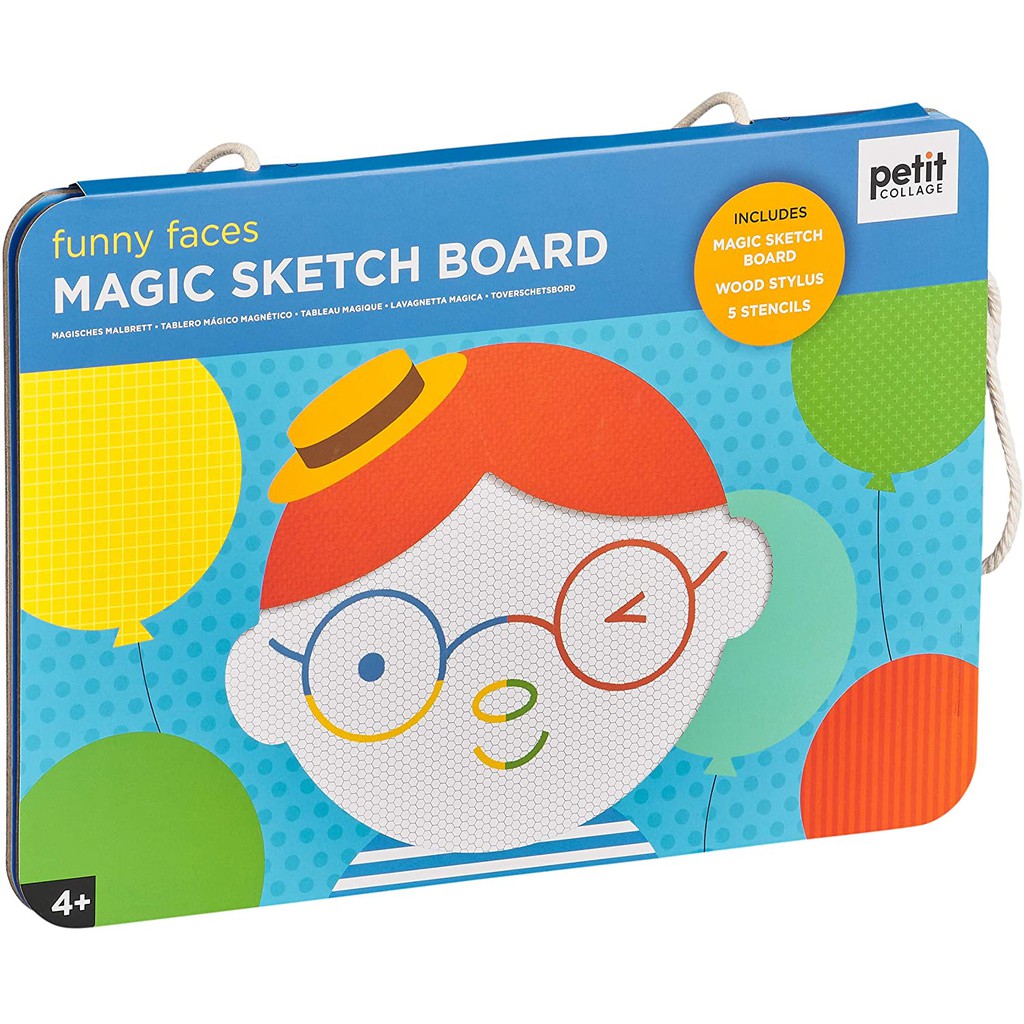 

MAGIC SKETCH BOARD: FUNNY FACES (by Petit Collage)