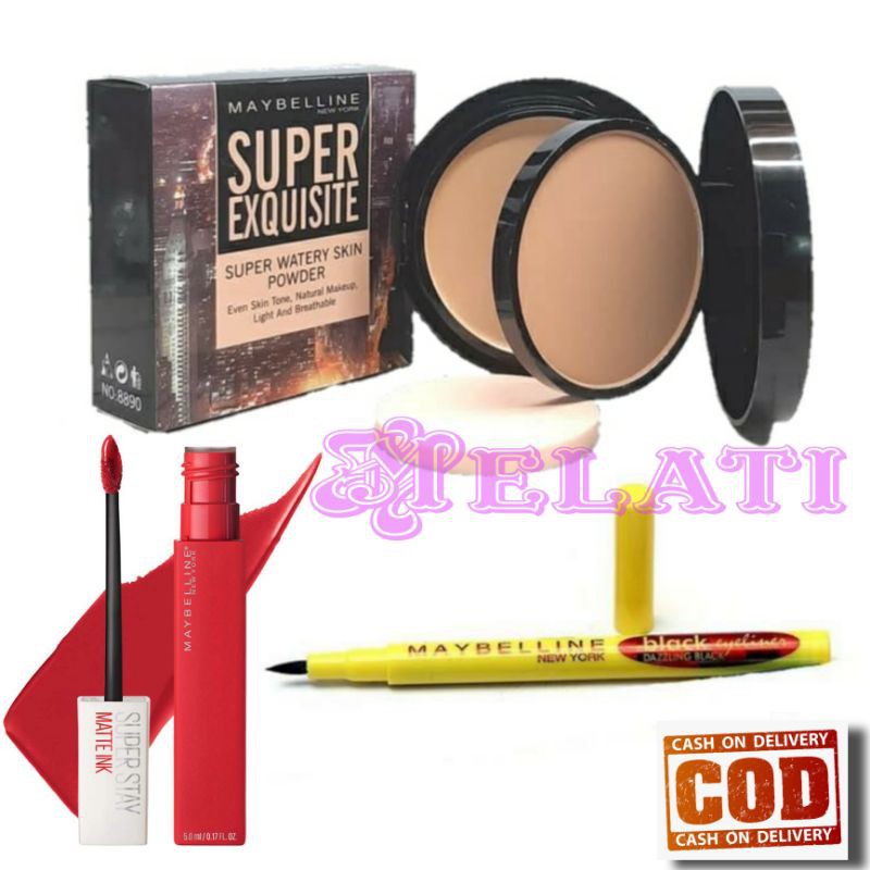 Paket Kosmetik / Paket Kecantikan / Paket Wanita / Make Up Kecantikan / Make Up Maybelline