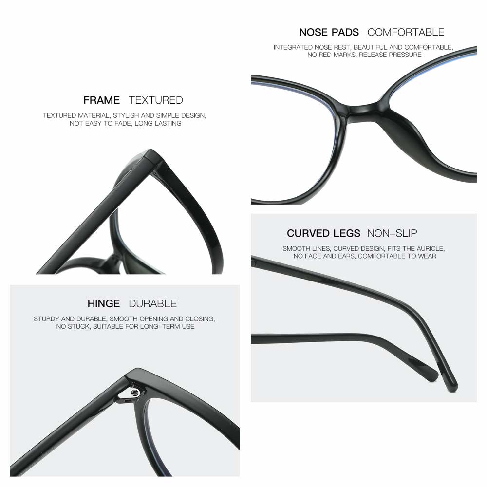 Kacamata Anti Radiasi Blue Ray Lens (Design Korea) Pria &amp; Wanita - HM8091 ( Group ) FREE Kotak Kacamata