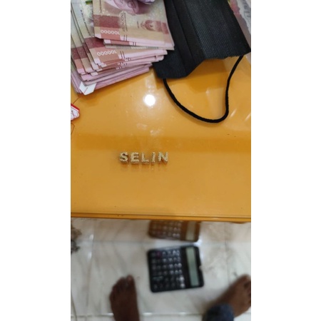 LIONTIN HURUF EMAS KADAR 8K 375%