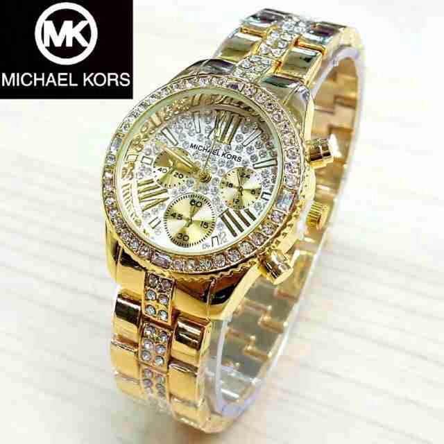 FREE ONGKIR jam michael kors / mk + box kancing