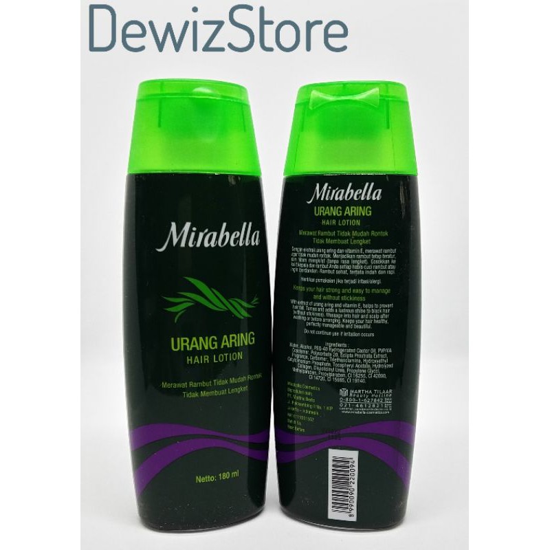 MIRABELLA URANG ARING HAIR LOTION - 180ML