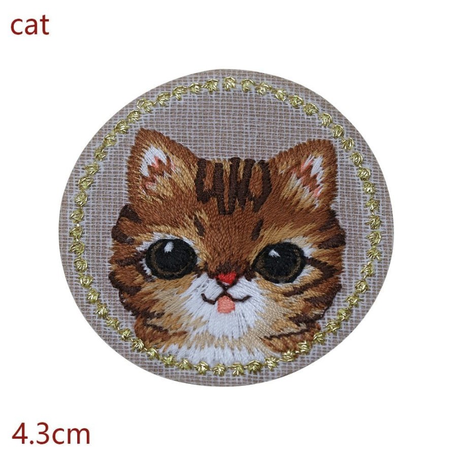 Iron On Embroidery Patch - Cute Animal