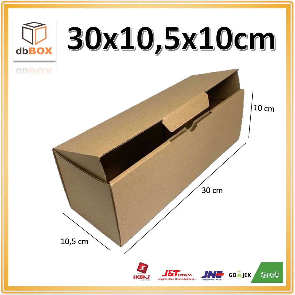 

Kardus Uk. 30x10,5x10 cm dus die cut easy usage