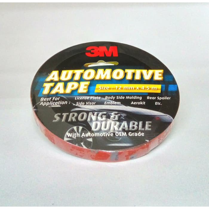 3M Automotive Double Tape - Double Tape Mobil , Ukuran 12 Mm X 4.5 M