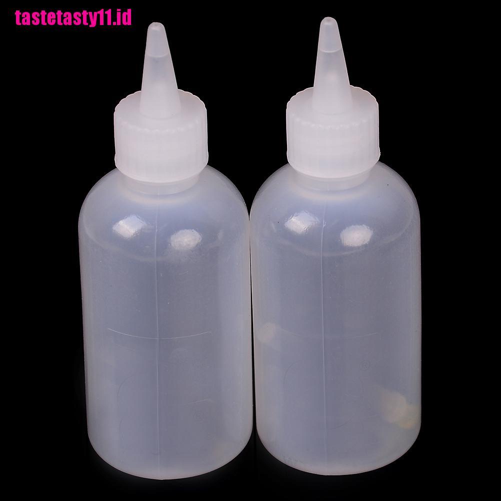 【TTID】100ml Needle Tip Soldering Liquid Flux Oil Dispenser Plastic Empty Bottle