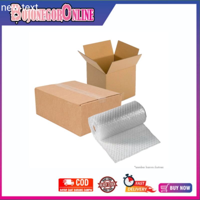 

Bubble atau karton tambahan paking