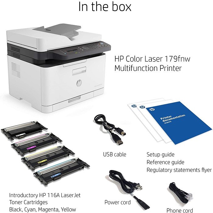 PRINTER HP LASERJET COLOR M179FNW / HP M 179F NW GARANSI RESMI