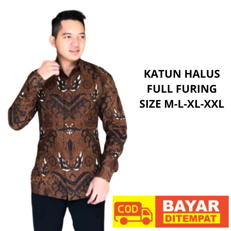 Harga Pabrik Premium Best Seller Modern Batik Pria Lengan Panjang Bagus Mahal Terbaru Murah Solo Jawa Kondangan y9pNqklsp1deYQ6