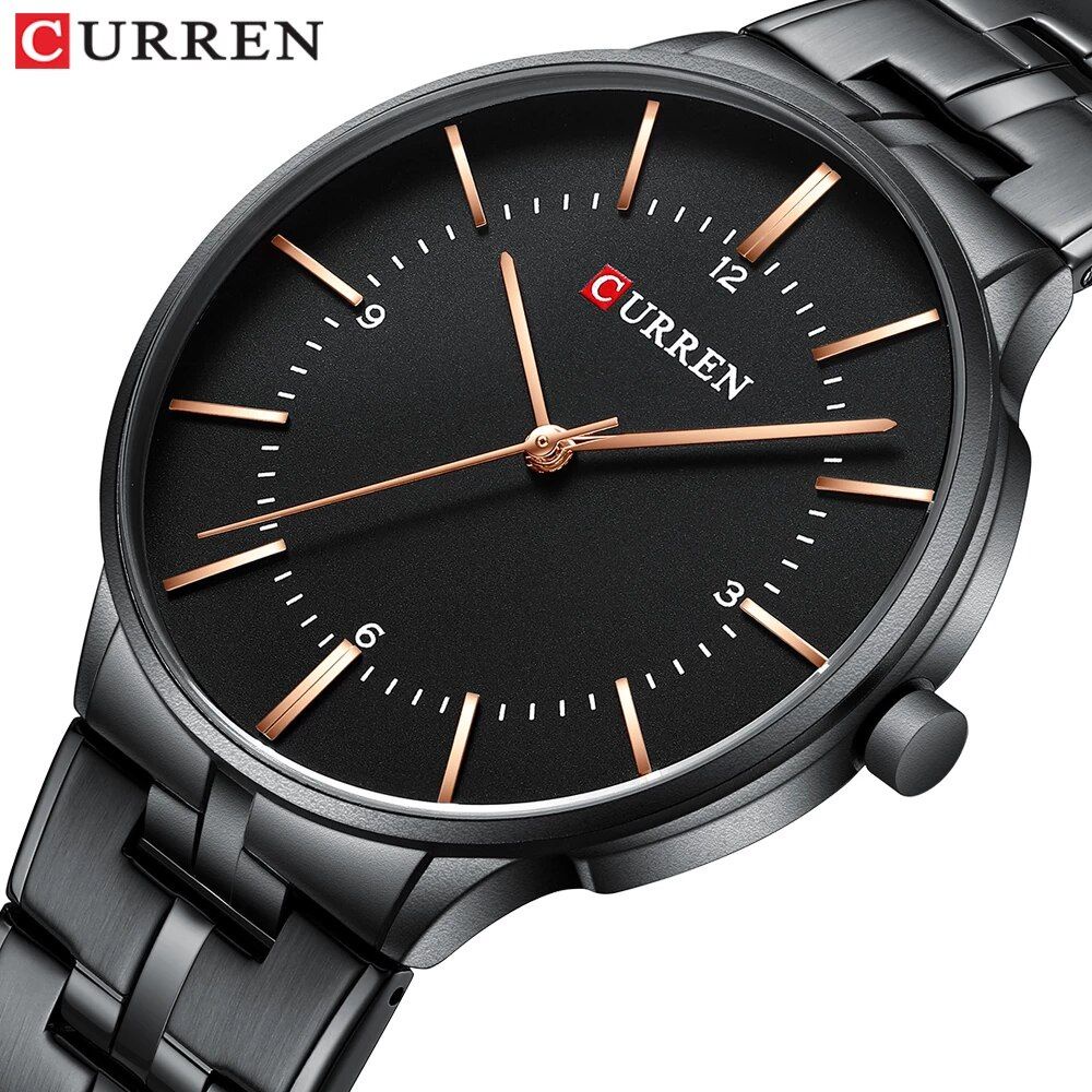 CURREN 8321 Jam Tangan Pria Analog Stainless Steel CURRENOS