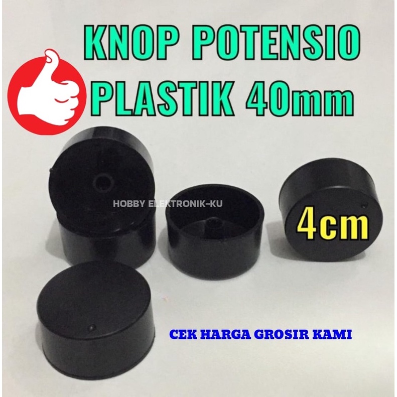 KNOP POTENSIO PLASTIK 40MM