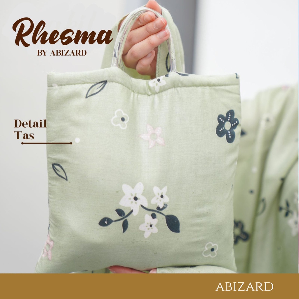 Abizard Mukena Travel Motif RHESMA Ukuran Standart