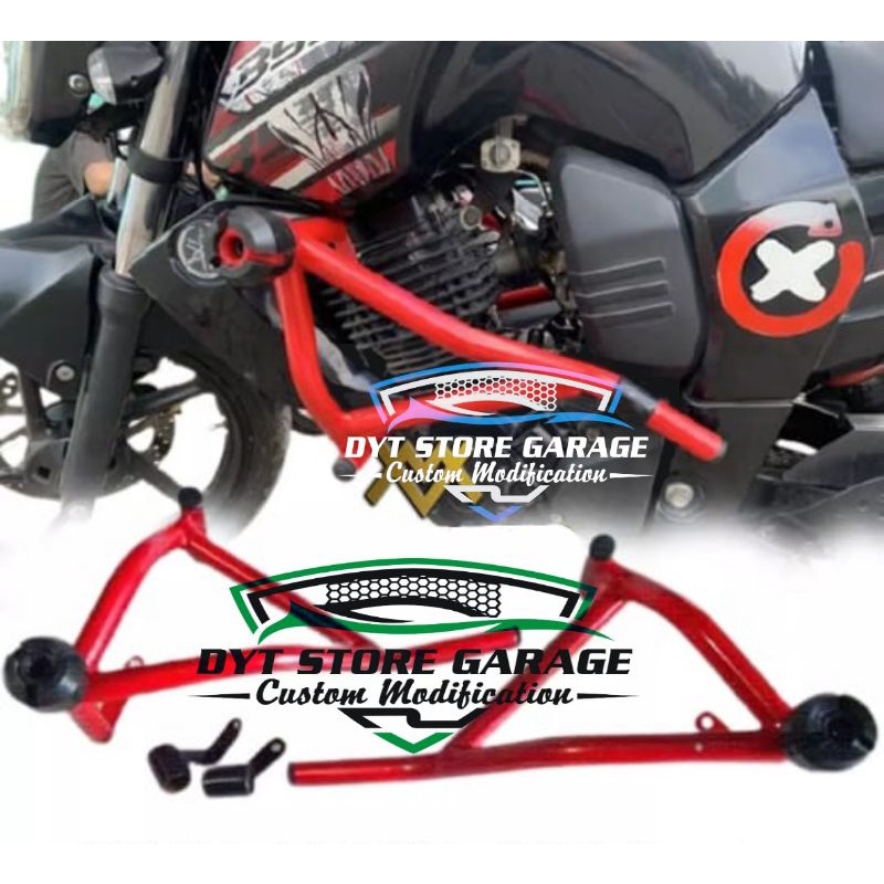 Tubular Crashbar Yamaha Byson karbu | Pelindung bodi byson karbu | Crash Engine guard byson karbu | 