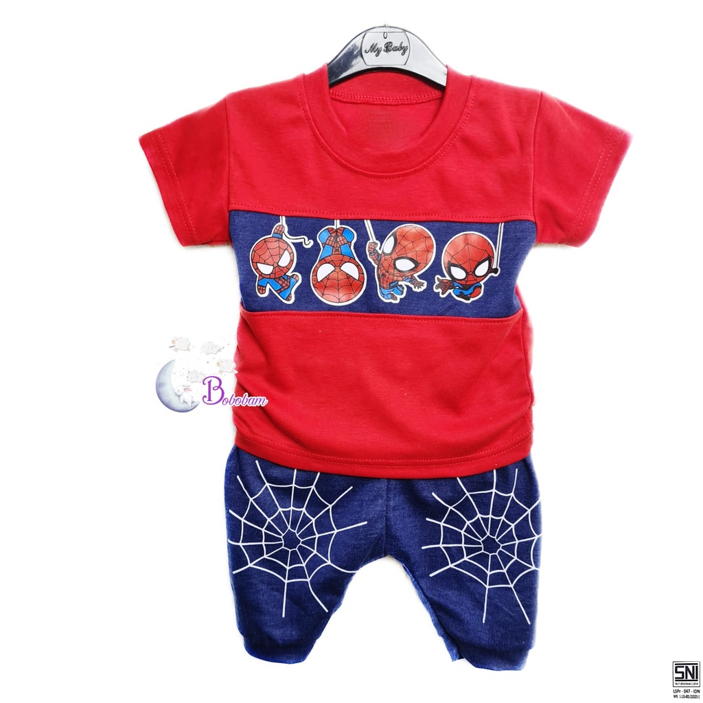 BAJU BAYI ECER BOBOBAM CASUAL KASUAL SP1D3RM4N SETELAN ANAK HARGA GROSIR