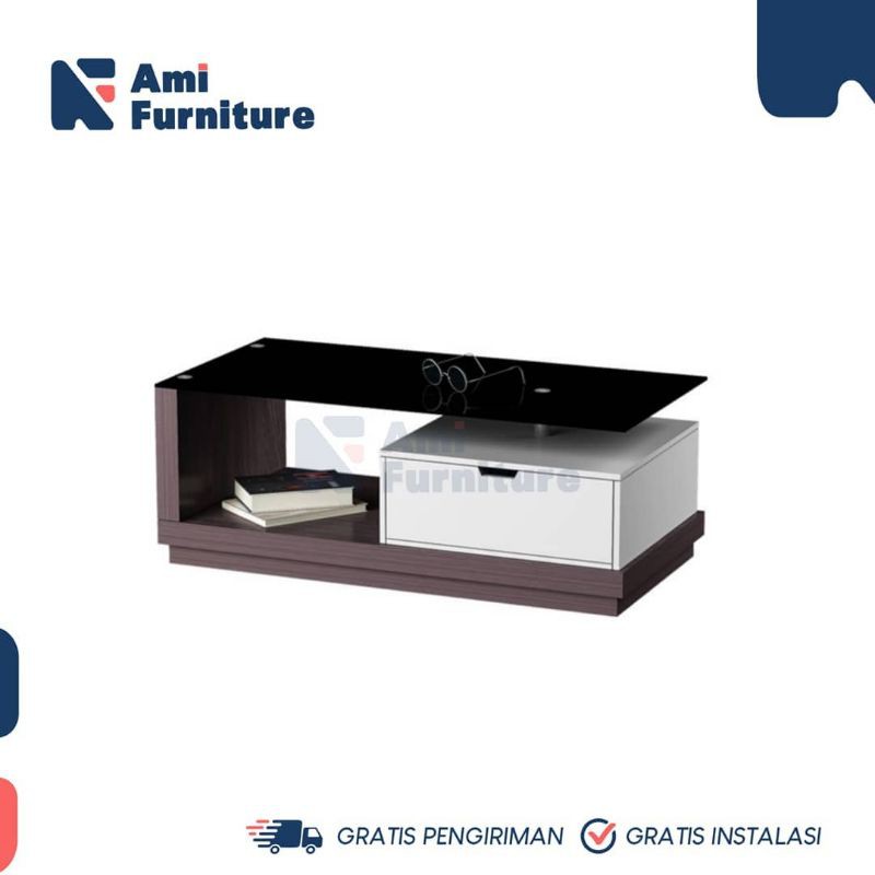 Meja tamu modern terbaru meja minimalis Coffee Table seri CT 011 Merk Siantano