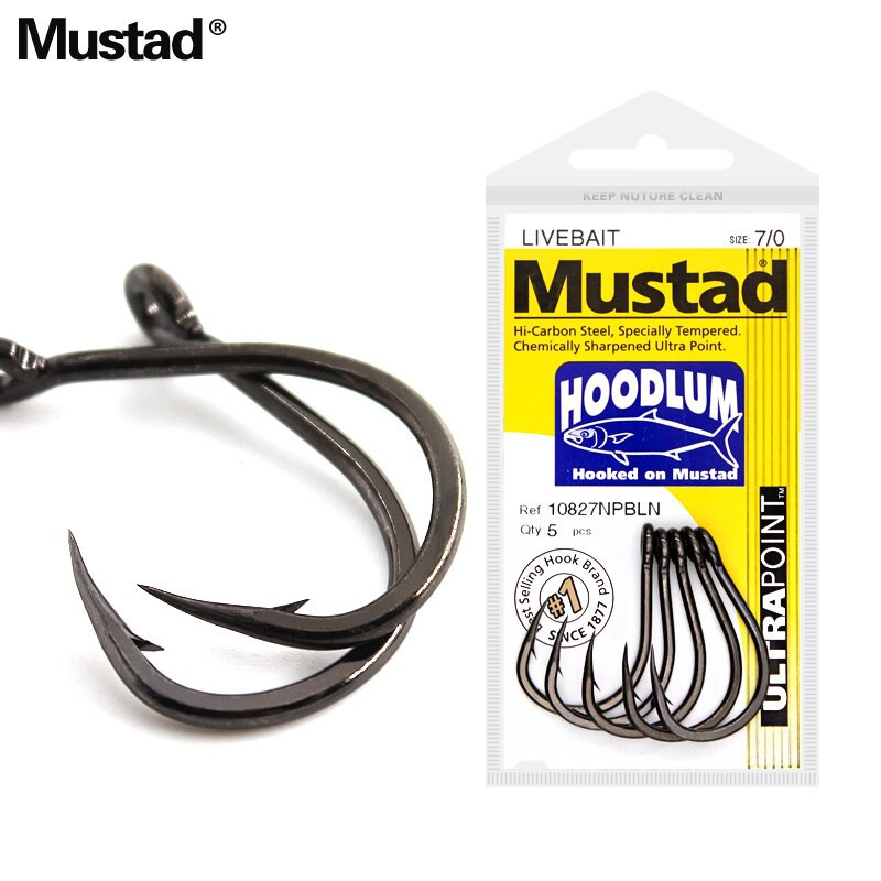 Kail Pancing Hook MUSTAD HOODLUM® LIVE BAIT HOOK - 4X STRONG 10827