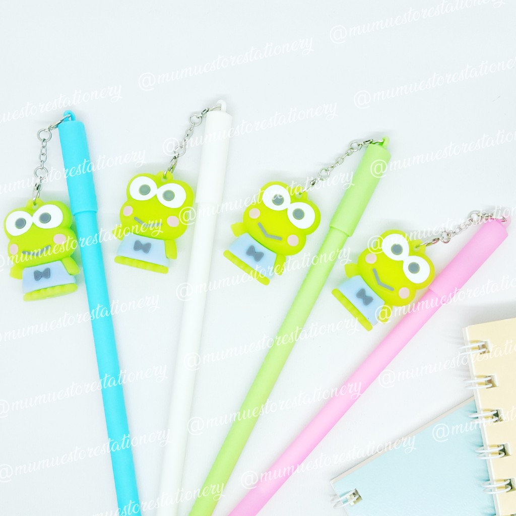 

PULPEN BERKARAKTER GANTUNG KEROPI /gel pen GANTUNG KEROPI/ GEL PEN KARAKTER KEROPI