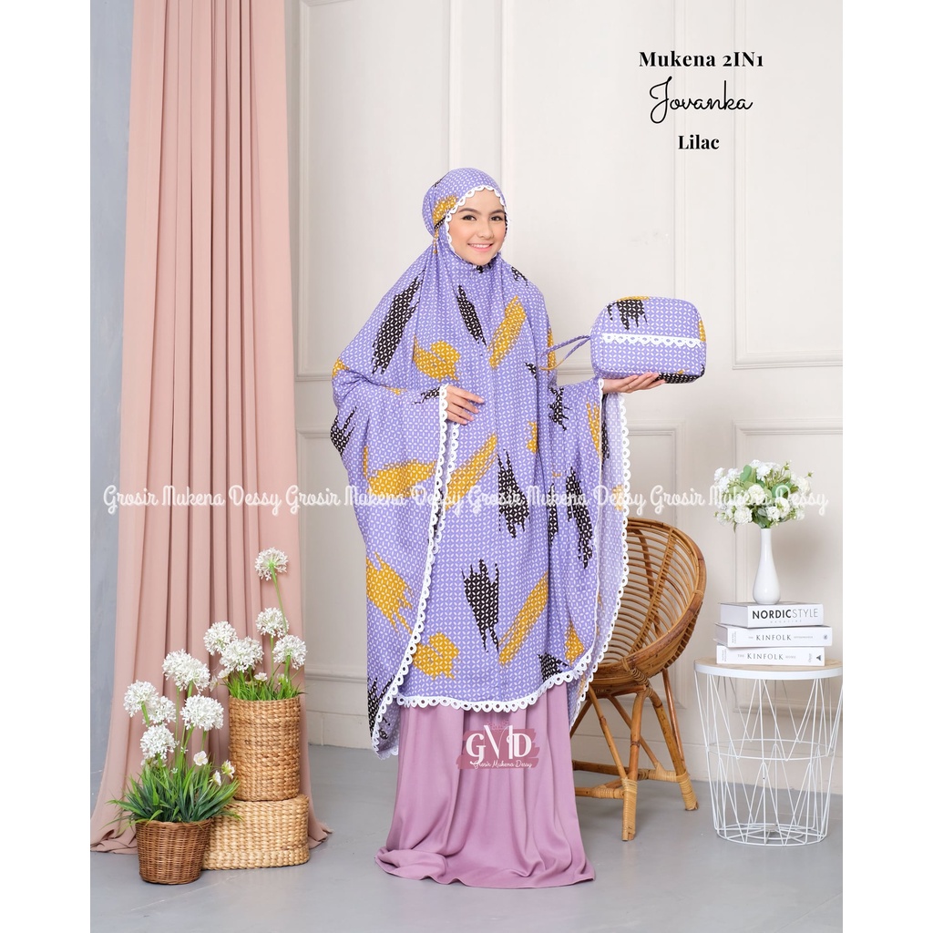 Mukena Travelling Dewasa 2IN1 Jovanka