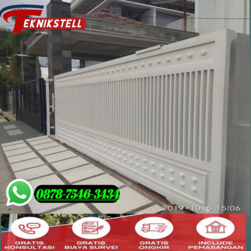 Pagar Rumah / Pagar Rumah Minimalis Bahan Besi Hollow / Pagar Rumah Custom Bisa Pilih Motif Sendiri