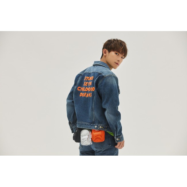 Jaket Trucker GU  Uniqlo x Seven Studio Limited Japan