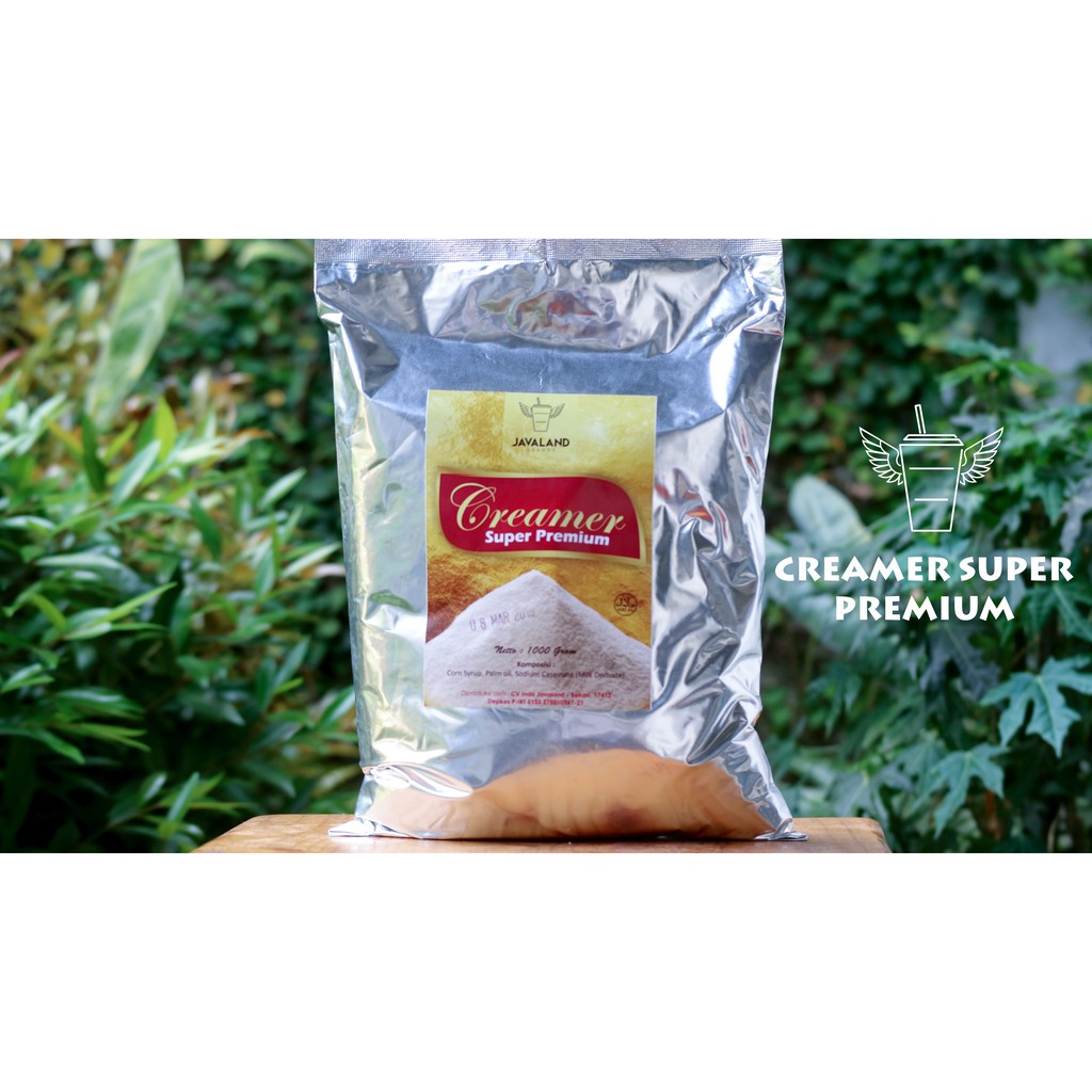 

Creamer SUPER PREMIUM bubuk Javaland Kopi Teh susu 1kg bmb