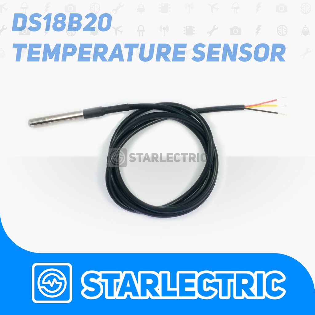 DS18B20 Temperature Sensor / Sensor Suhu - Waterproof