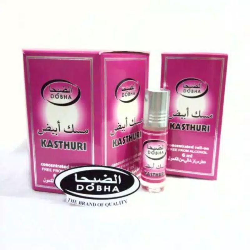 1 Bok KASTURI Dobha 6ml Grosir - PARFUM DOBHA - KASTHURI 6ML - DOBHA GROSIR - MINYAK WANGI - HALAL