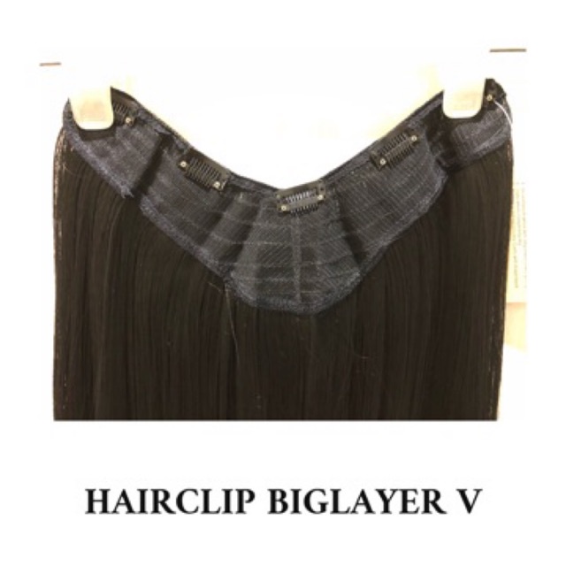 60A u clip Hairclip korea biglayer bottom curly 60cm V clip U clip