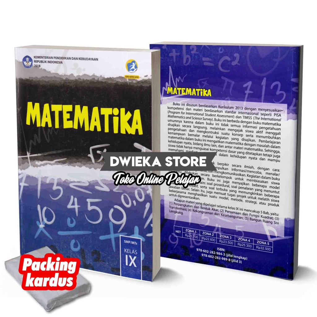 Buku Matematika Smp Kelas 9 Kurikulum 2013 Revisi 2018 Seputar Kelas