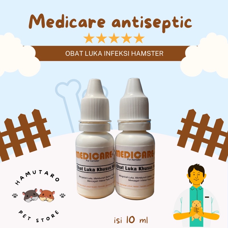 MEDICARE Obat Luka Infeksi Hamster , Guinea Pig dan SG