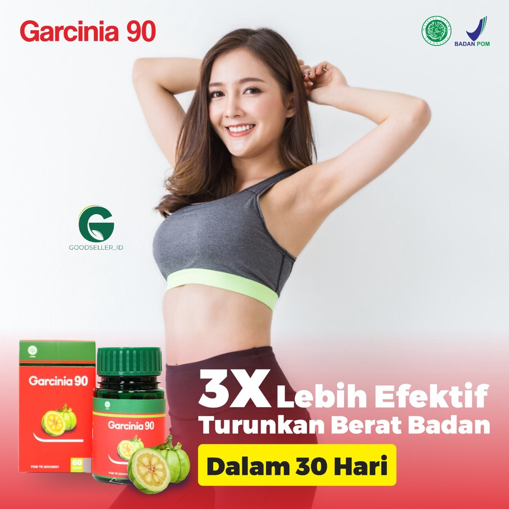 Herbal Garcinia 90 Merengurangi Lemak Tubuh Turunkan Berat Badan Atur Gula Darah Cegah Kank Isi 60 Kapsul