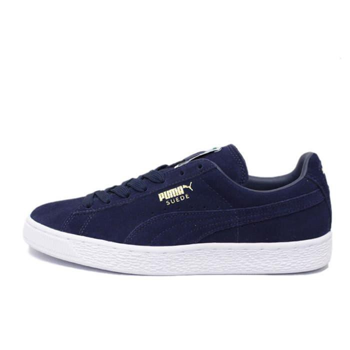 puma suede classic navy blue
