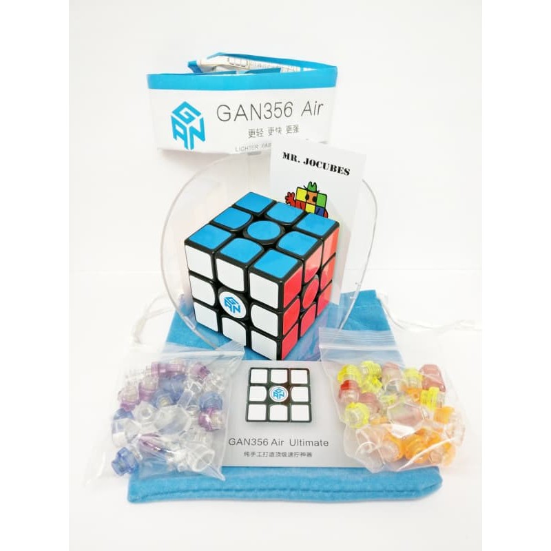 Rubik 3X3 Gans Gan 356 Air Ultimate Black - Af1Brn