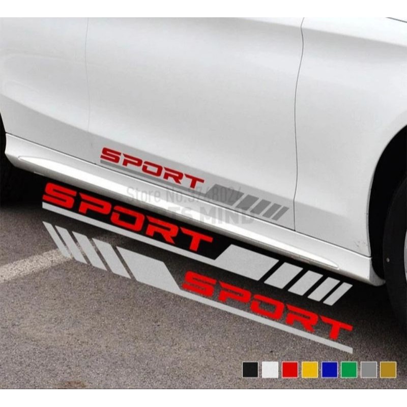 stiker mobil cutiing sticker body mobil sport