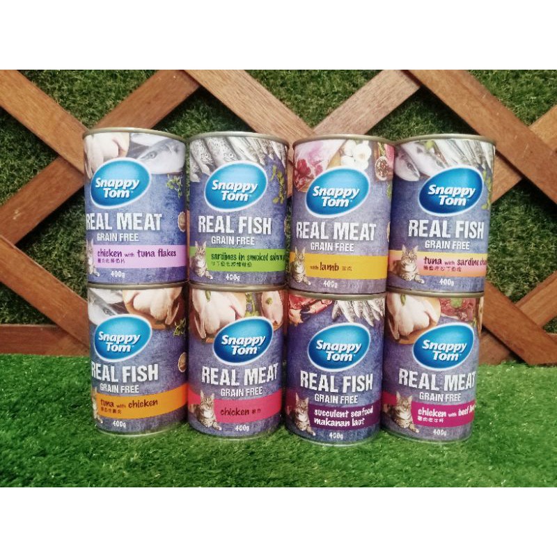 Snappy Tom Kaleng Adult 400gr/makanan kaleng kucing