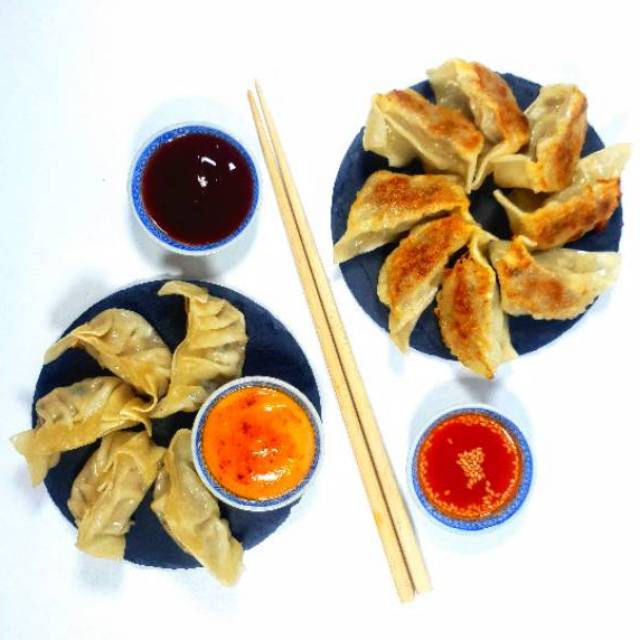 

BUY 2 GET 1 gyoza kuotie jepang halal dimsum dumpling frozen fresh shabu shabu steamboat grill bake