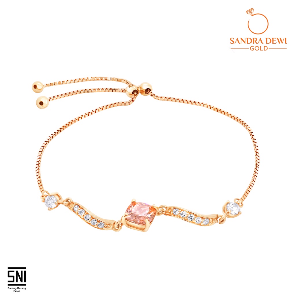 Gelang Serut Sandra Dewi Gold Morganite BC210235