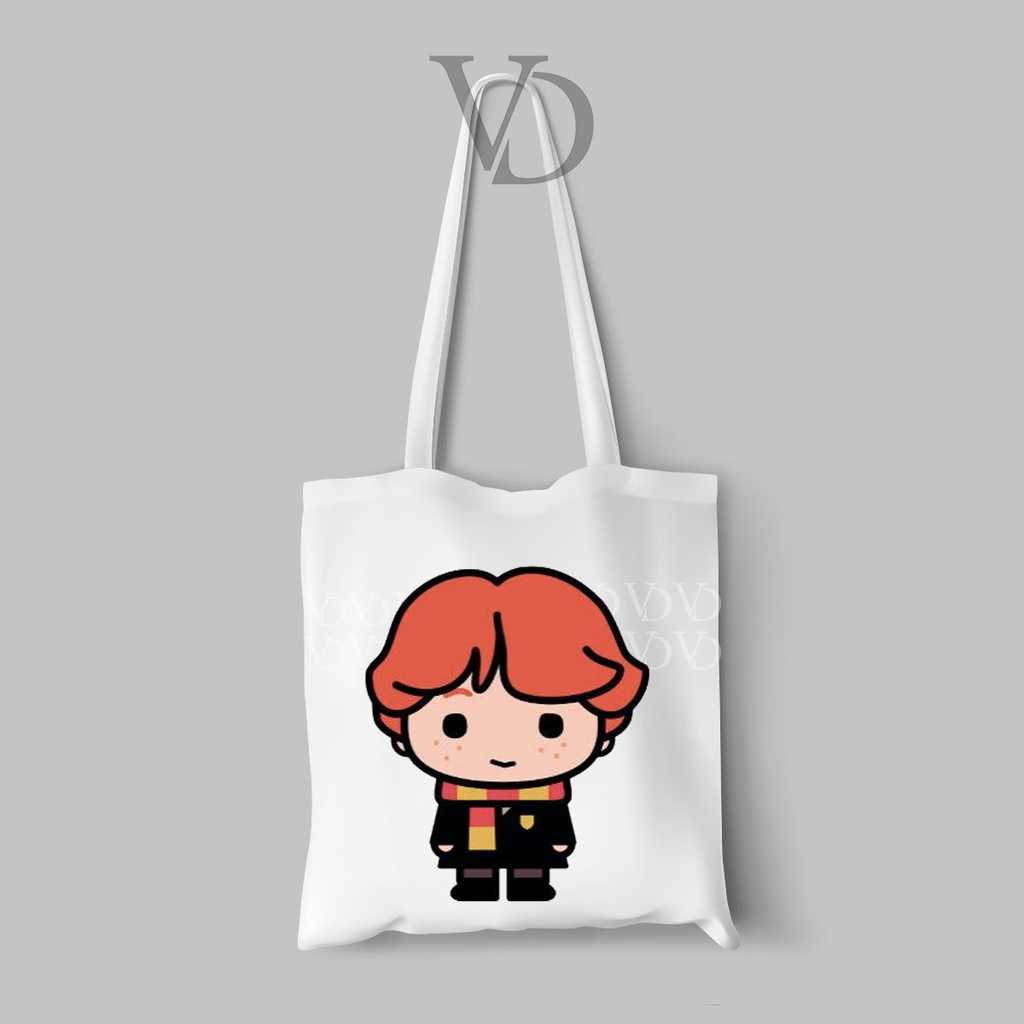 tote bag kanvas motif harry potter