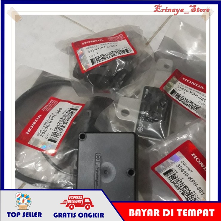 ORIGINAL AHM CDI Echu Ecu Motor Honda Kharisma Karisma Supra X 125 Revo 100 Karbu Old Lama KPH