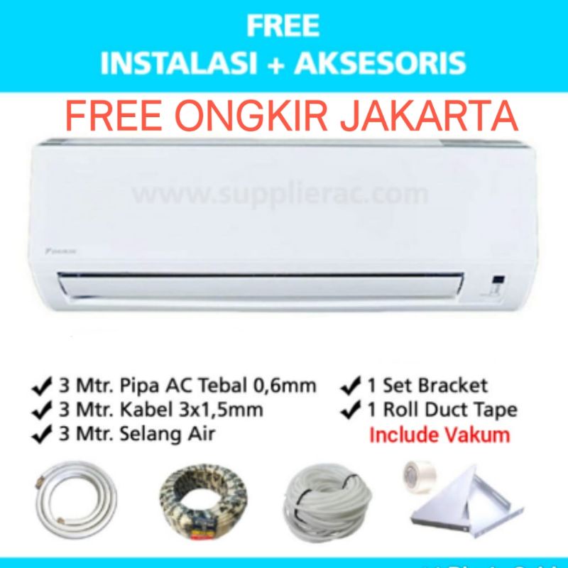 +PASANG AC Daikin 3/4 PK FTV20CXV14 Malaysia R32