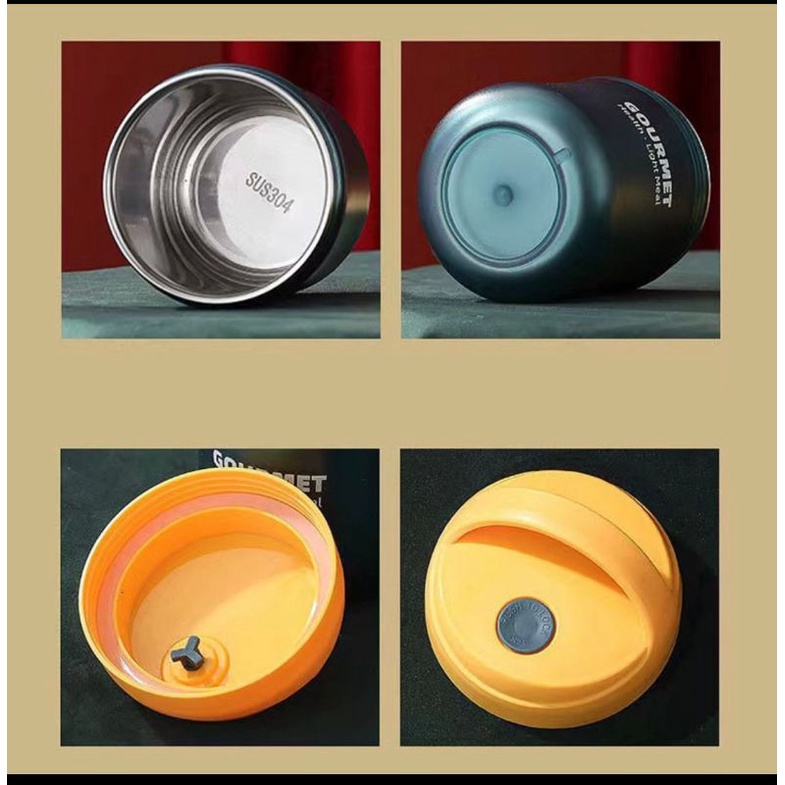 Termos Sup Stainless 500ml Cangkir Sup Mangkok Sup Smartchoice Wadah Mpasi Stainless