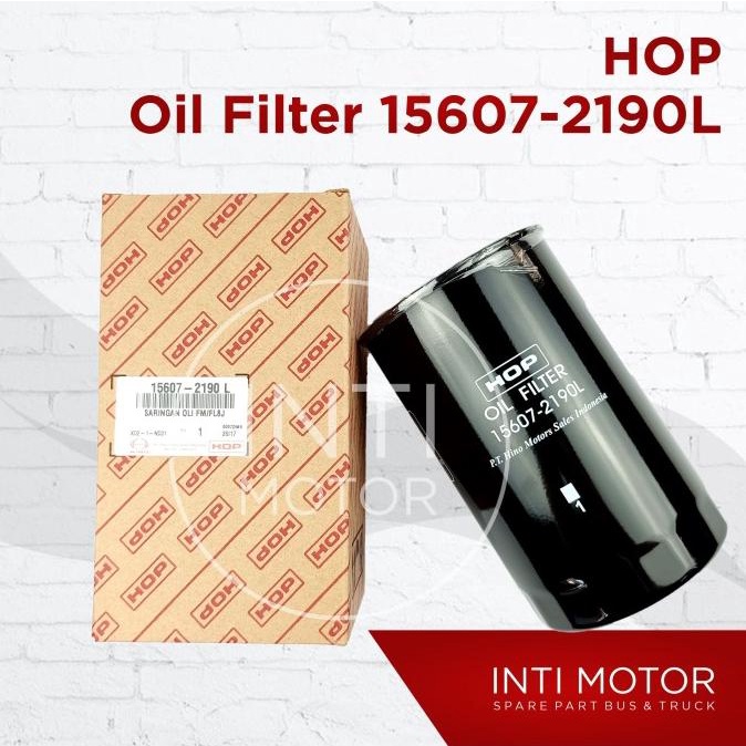 HOP - OIL FILTER - 156072190L - bis truk hino ONDERDIL SPAREPART BUS TRUK SUKU CADANG