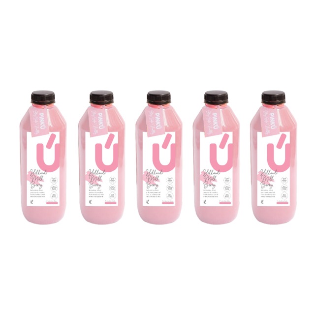 

PINKU - Hokkaido Milk Berry 1 Liter (5 Botol)