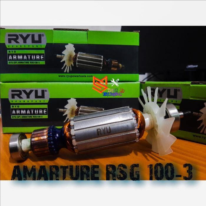 Grinding Ryu Armature Angker Mesin Gurinda Rsg 100-3 // Gerinda Original Ryu
